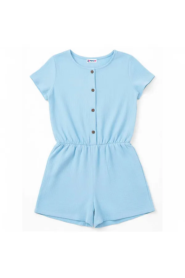 Комбинезон муслин YOULALA, голубой - фото 1