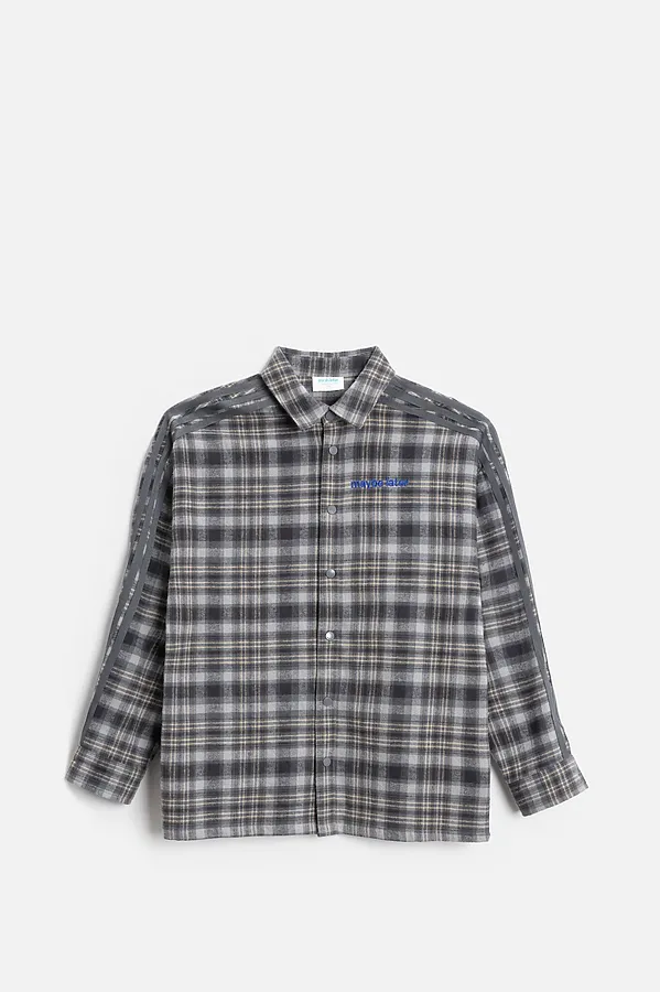 Сорочка верхняя ACOOLA, серая клетка - фото 1