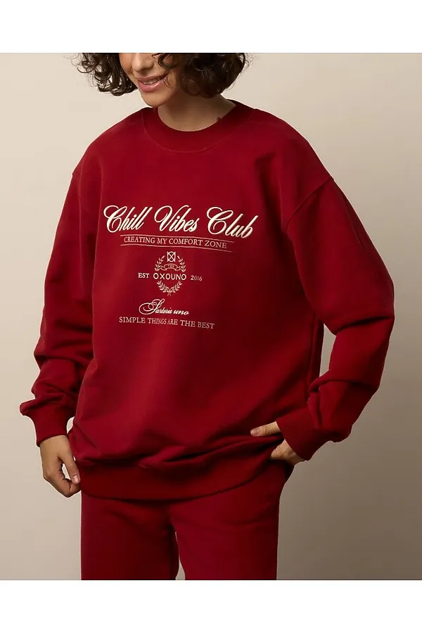 Футболка OXOUNO, гранат - фото 1