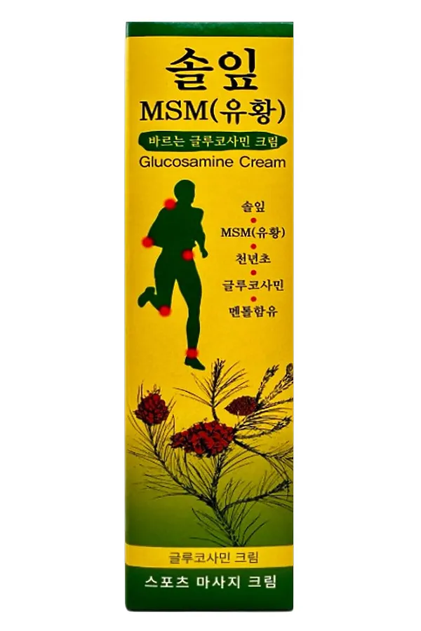 MSM Спортивный массажный крем расслабляющий c глюкозамином / Glucosamine Cream, 150 мл KRISTALLER, - - фото 1