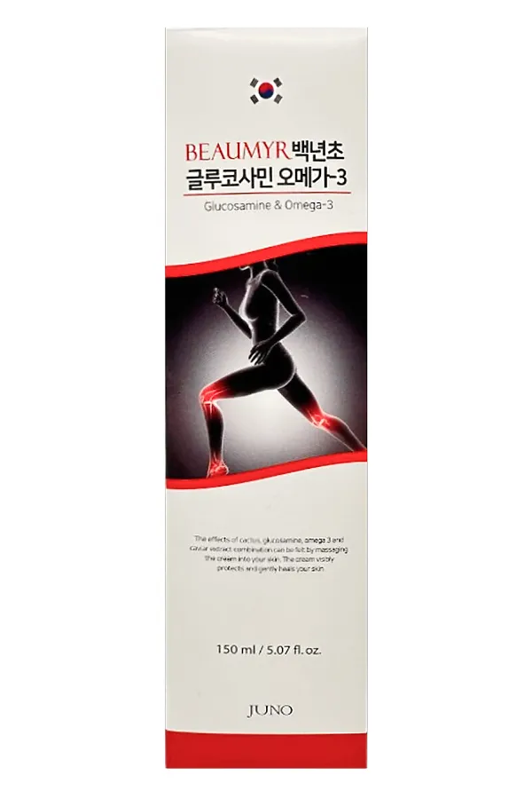 Beaumyr Спортивный массажный крем расслабляющий c глюкозамином / Glucosamine & Omega-3 Cream, 150 мл KRISTALLER, - - фото 1