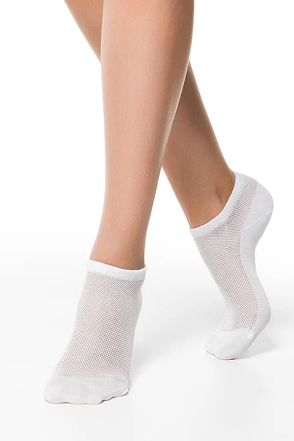 CONTE Ультракороткие носки ACTIVE с сеточкой CONTE ELEGANT, white - фото 1