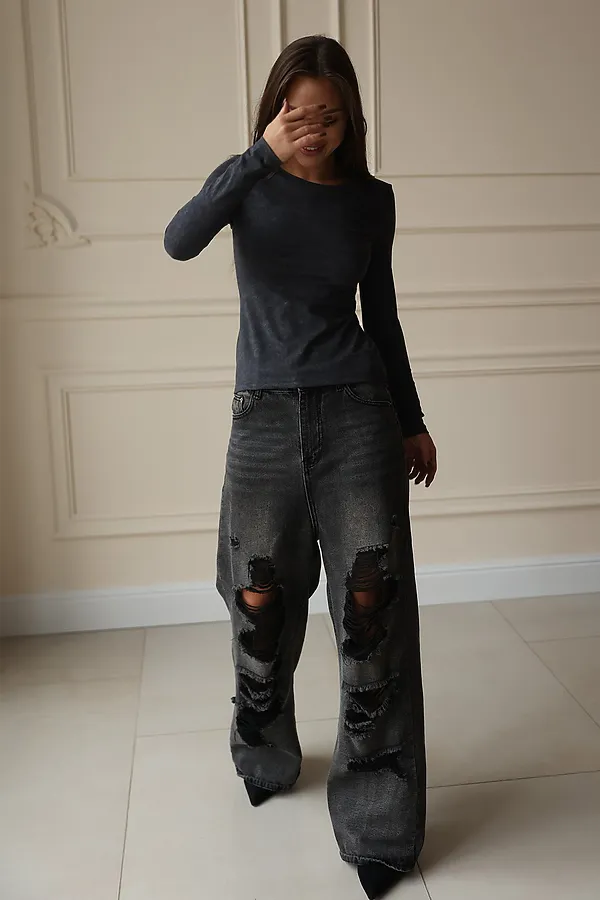 Лонгслив повседневный skims НАТАЛИ, варенка - фото 1