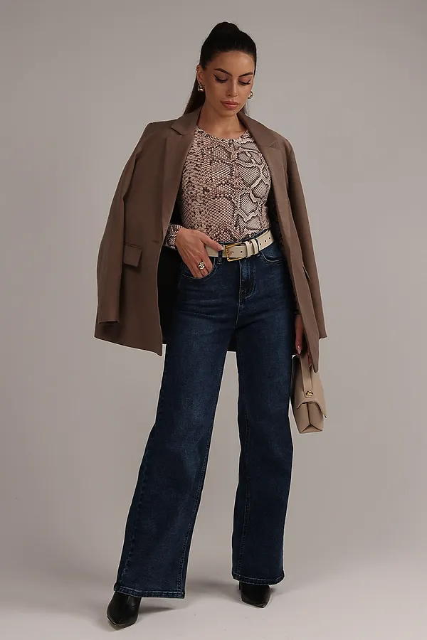 Лонгслив повседневный skims НАТАЛИ, кобра - фото 1