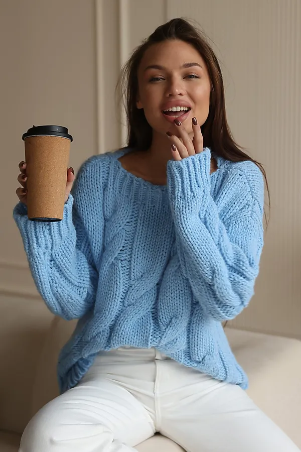 Джемпер Кристина НАТАЛИ, голубой - фото 1