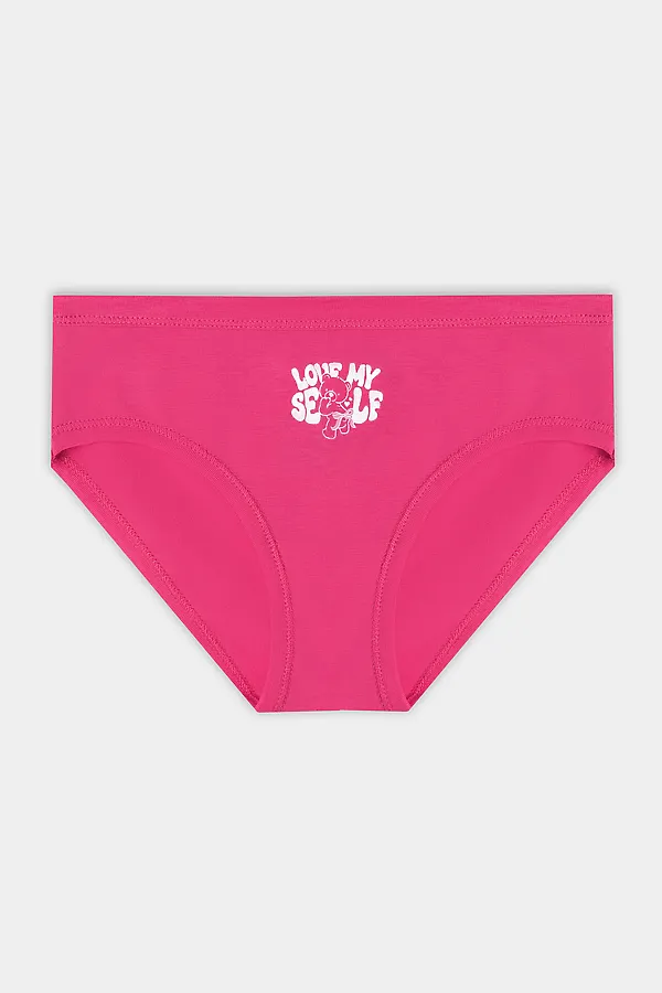 Трусы для девочек MARK FORMELLE, ярко -розовый +печать - фото 1