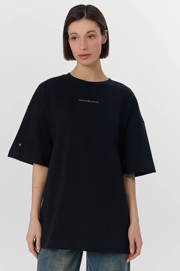 Футболка женская MARK FORMELLE, черный +печать13 - фото 1