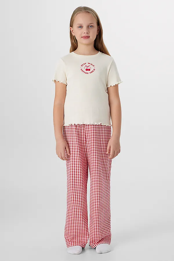 Одежда для дома MARK FORMELLE, св.молочный +красная клетка - фото 1