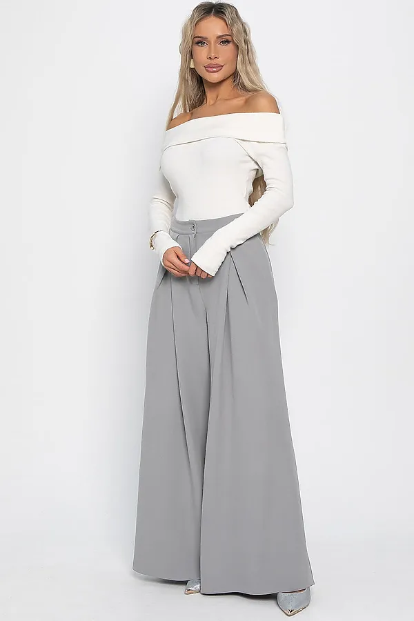 Брюки Безусловный приоритет LADY TAIGA, серые - фото 1