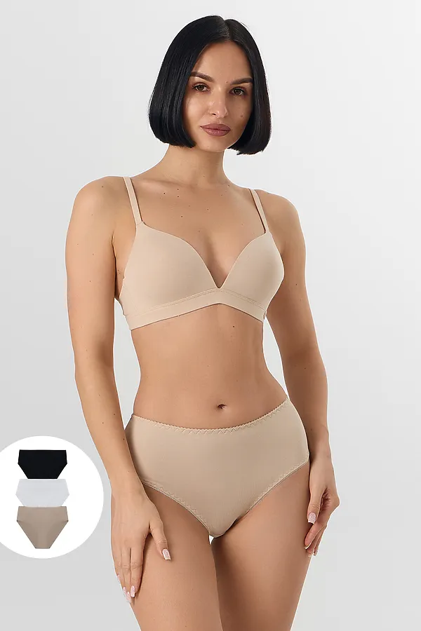 Трусы женские (3шт.) MARK FORMELLE, белый10 - фото 1