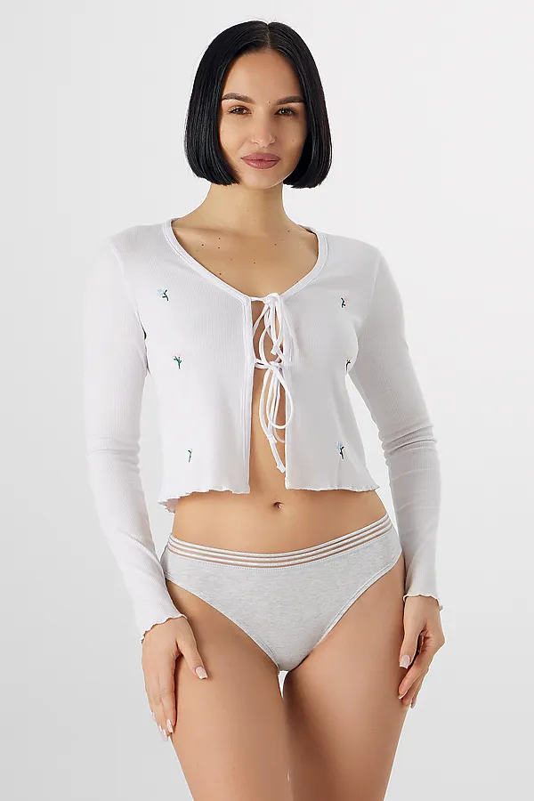 Трусы женские MARK FORMELLE, серый меланж 4306-а - фото 1