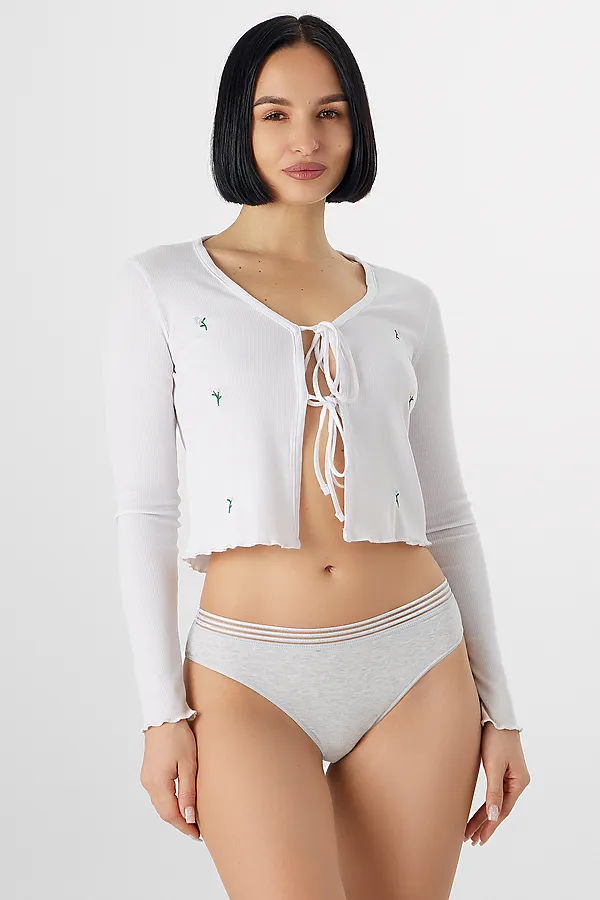 Трусы женские MARK FORMELLE, серый меланж 4306-а - фото 1