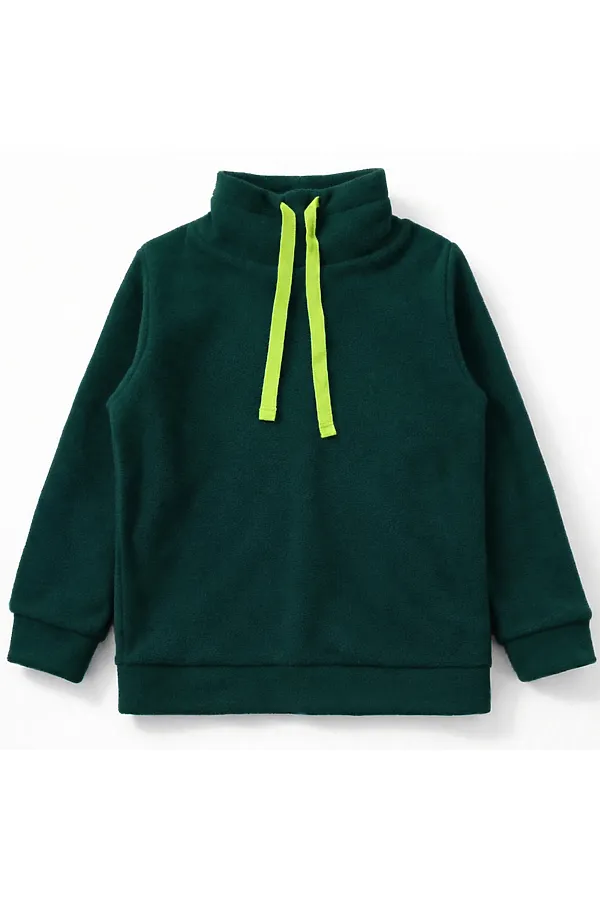Толстовка флис YOULALA, изумрудный - фото 1