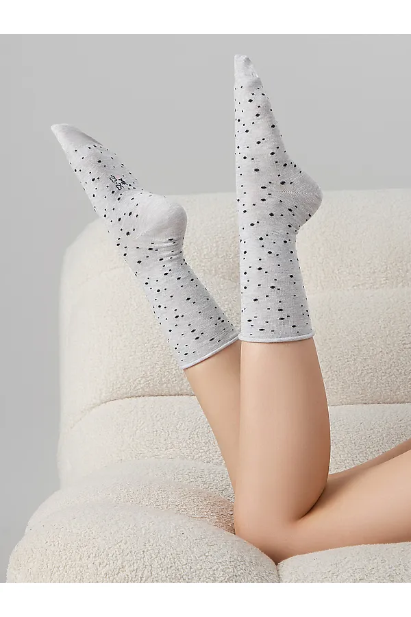 Носки женские MARK FORMELLE, св.серый меланж - фото 1