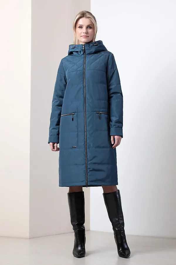Женское пальто. DIZZYWAY, синий - фото 1