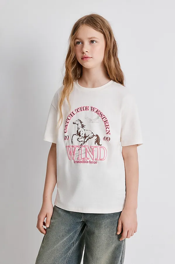 Футболка ACOOLA, молочный - фото 1