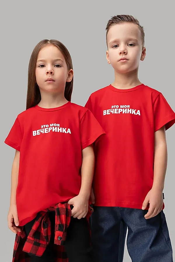 Футболка BODO-S, красный (белый) - фото 1