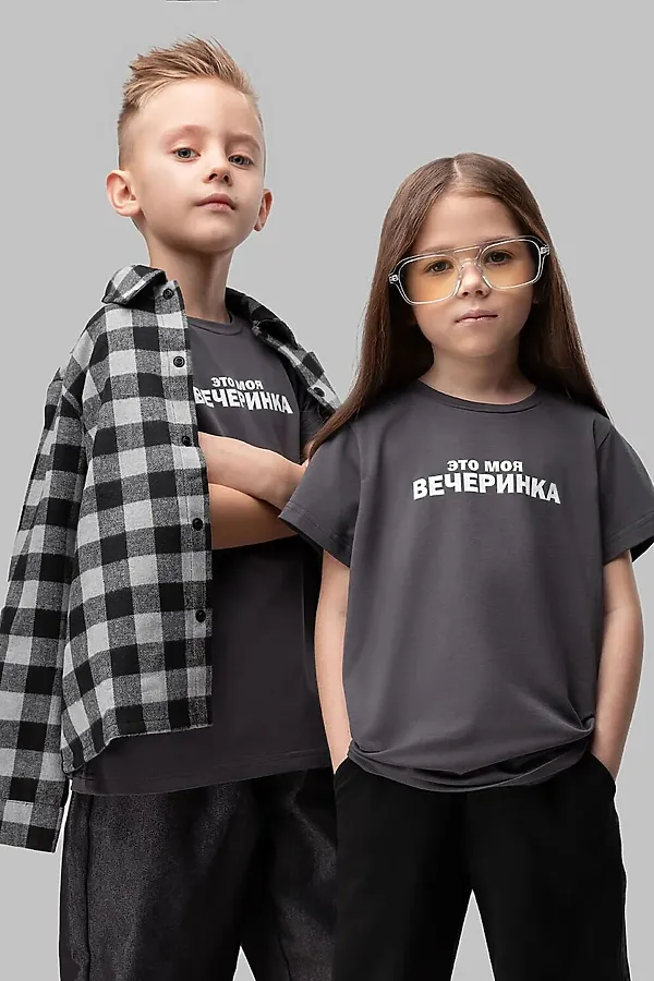 Футболка BODO-S, темно-серый - фото 1