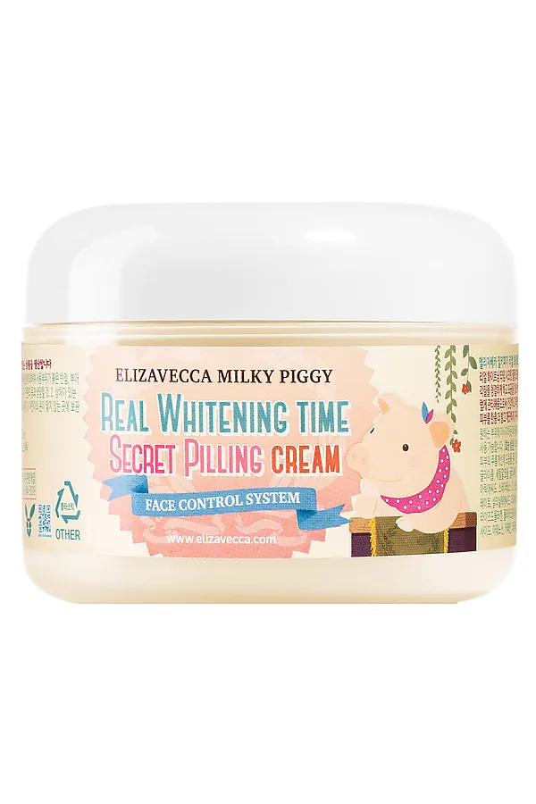 Elizavecca Крем для лица осветляющий / Real Whitening Time Secret Pilling Cream, 100 мл KRISTALLER, - - фото 1
