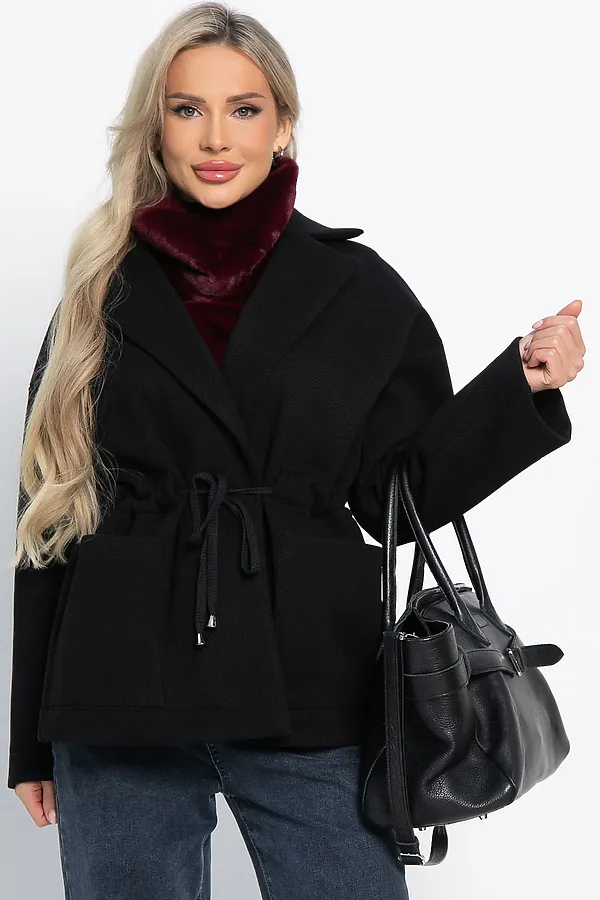 Пальто-пиджак LADY TAIGA, черный - фото 1