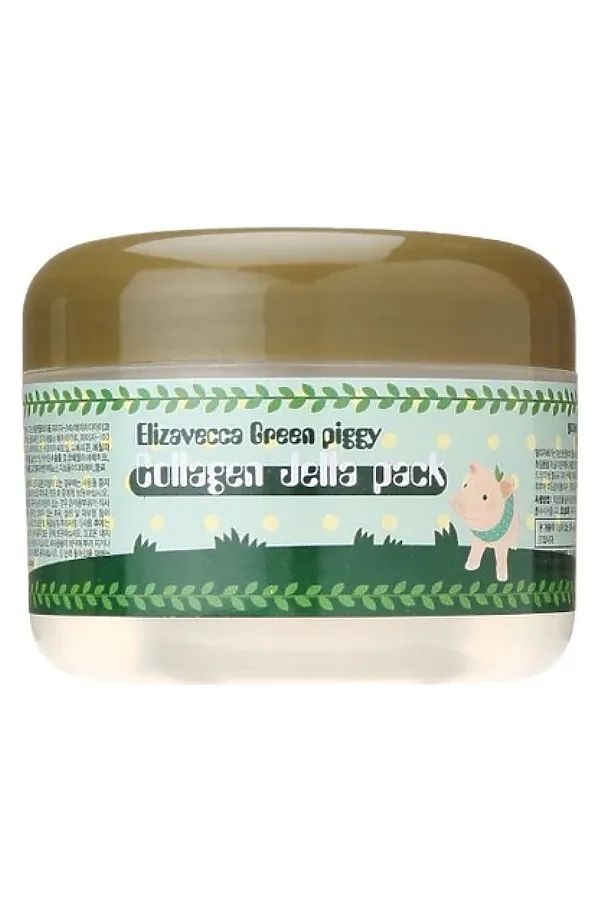 Elizavecca Маска для лица коллагеновая / Green Piggy Collagen Jella Pack, 100 мл KRISTALLER, - - фото 1