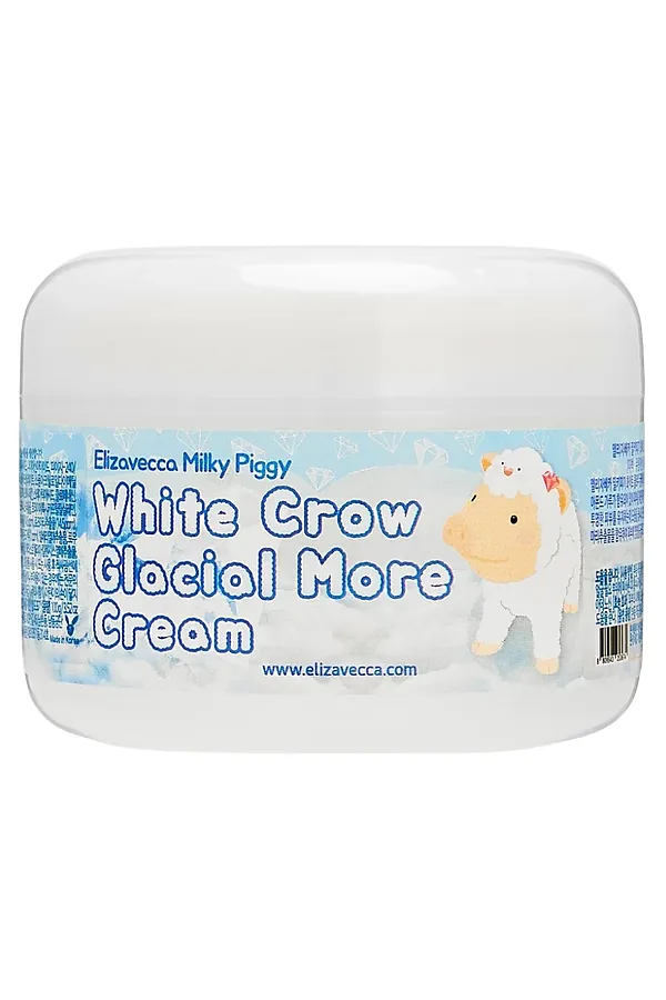 Elizavecca Осветляющий крем для лица / White Crow Glacial More Cream, 100 мл KRISTALLER, - - фото 1