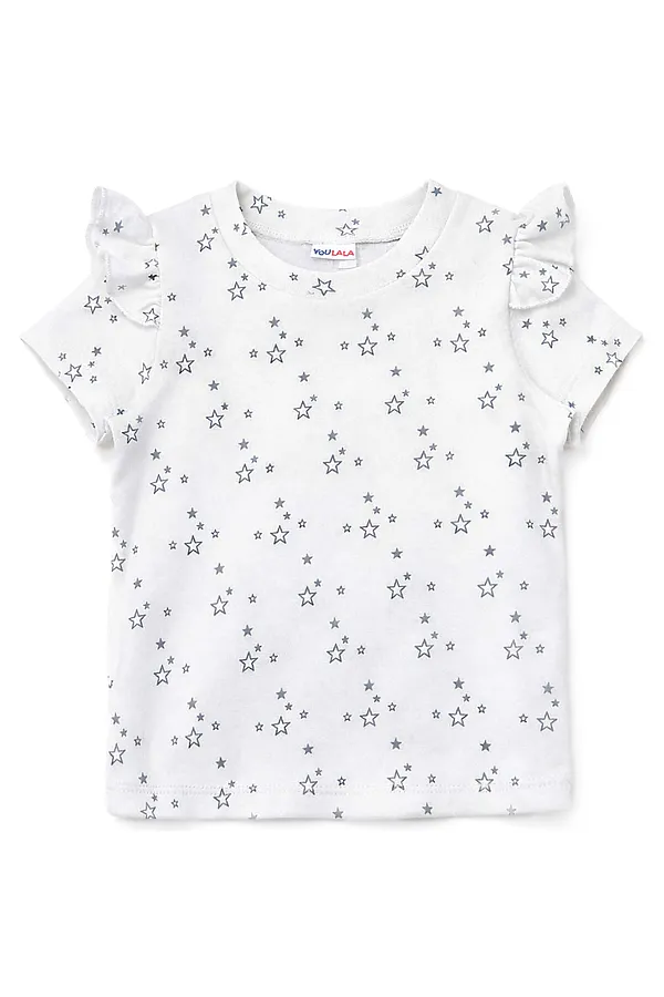 Футболка интерлок YOULALA, молочный - фото 1