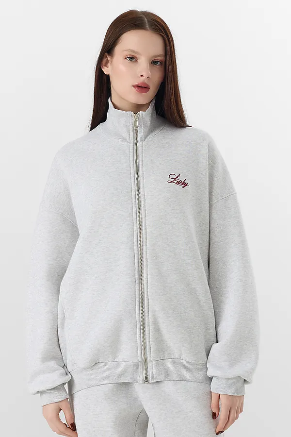 Толстовка женская MARK FORMELLE, серый меланж 4306-а - фото 1