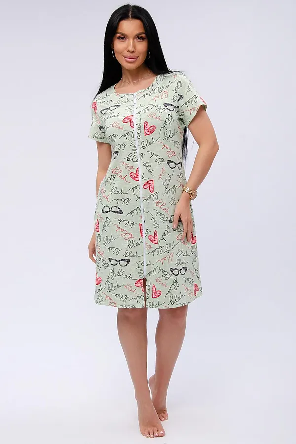 Халат Красотка НАТАЛИ, надписи - фото 1