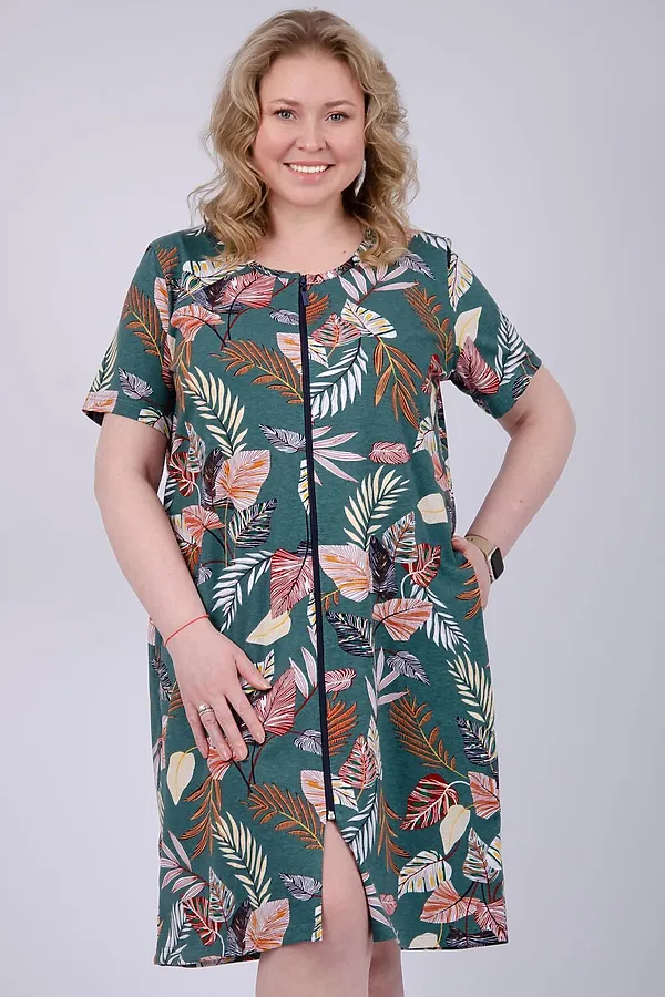 Халат Рената НАТАЛИ, тропики - фото 1