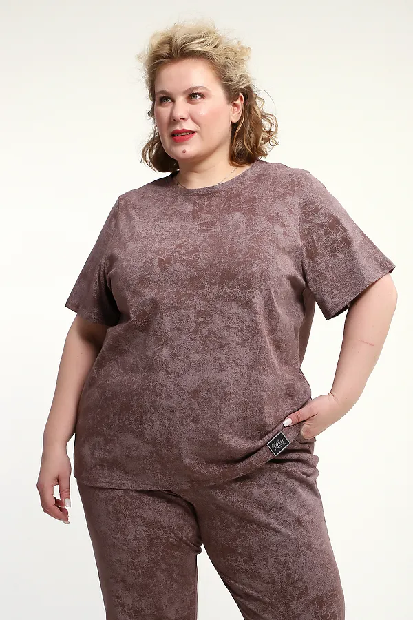 Костюм с брюками с брюками КЖ-009 НАТАЛИ, кофе - фото 1