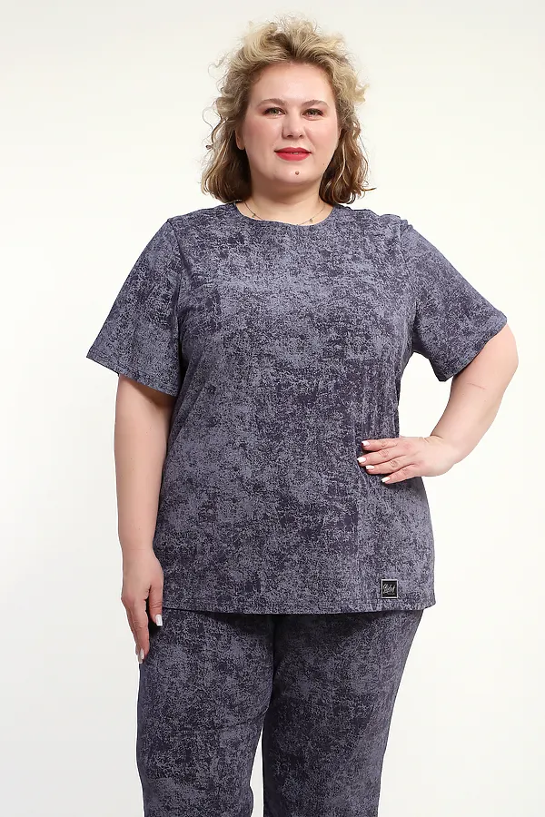 Костюм с брюками с брюками КЖ-009 НАТАЛИ, антрацит - фото 1