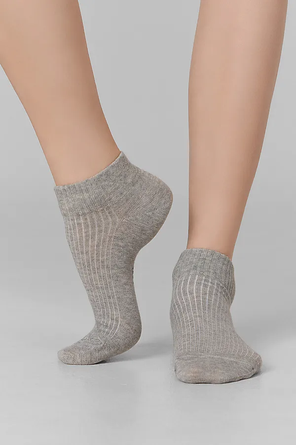 Носки женские MARK FORMELLE, серый меланж - фото 1