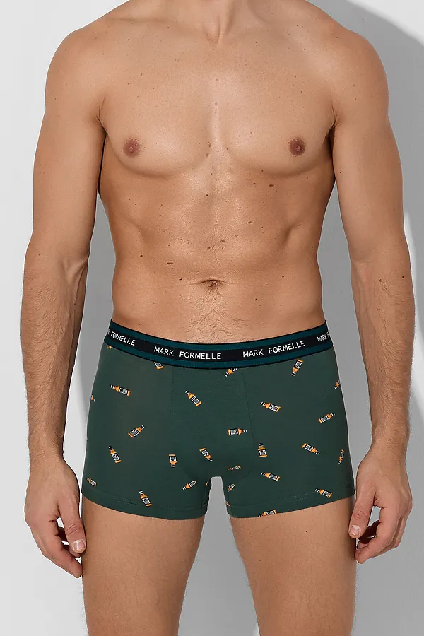 Трусы мужские MARK FORMELLE, коньяк на хвойный лес - фото 1