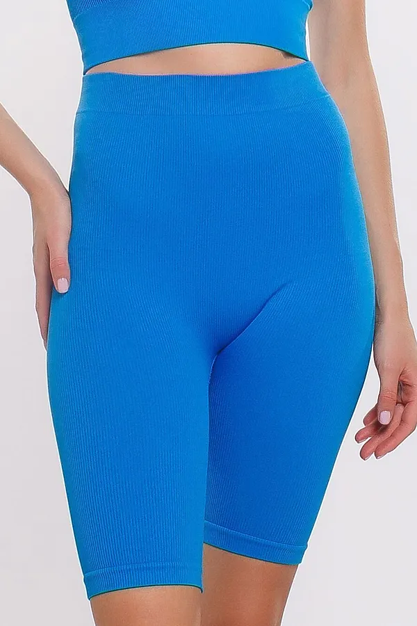 Велосипедки. INDEFINI, синий - фото 1