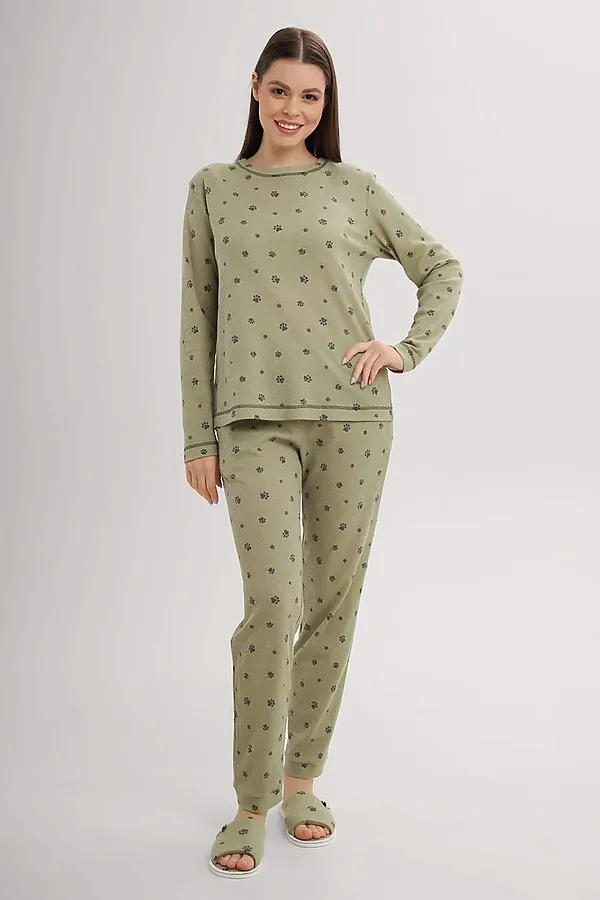 Комплект (Джемпер+Брюки) CLEVER, оливковый/зелёный - фото 1