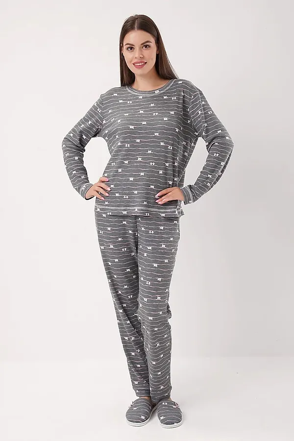 Комплект (Джемпер+Брюки) CLEVER, зелёный/розовый - фото 1