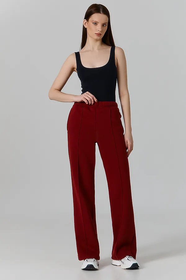 Брюки женские MARK FORMELLE, бордо - фото 1