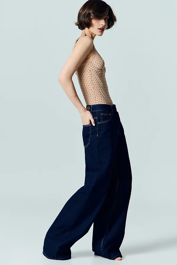 Джинсы женские MARK FORMELLE, темно -синий - фото 1