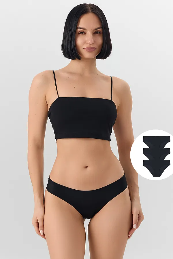 Трусы женские (3шт.) MARK FORMELLE, черный1 - фото 1