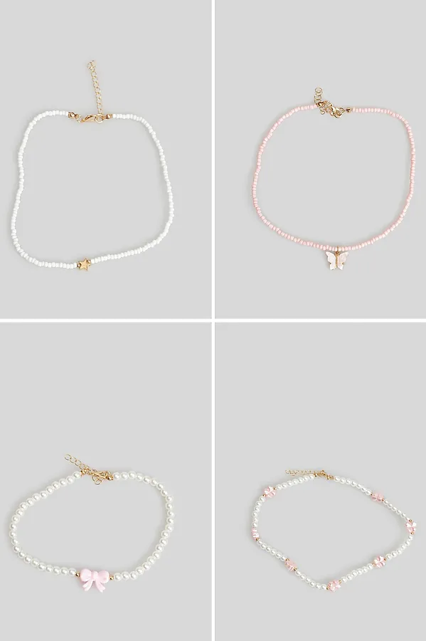 Набор из 4 шт.бусы ACOOLA, разноцветный - фото 1