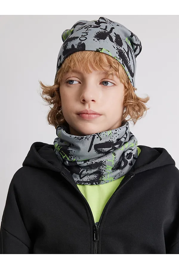 Набор детский (шапка и шарф) ACOOLA, разноцветный - фото 1