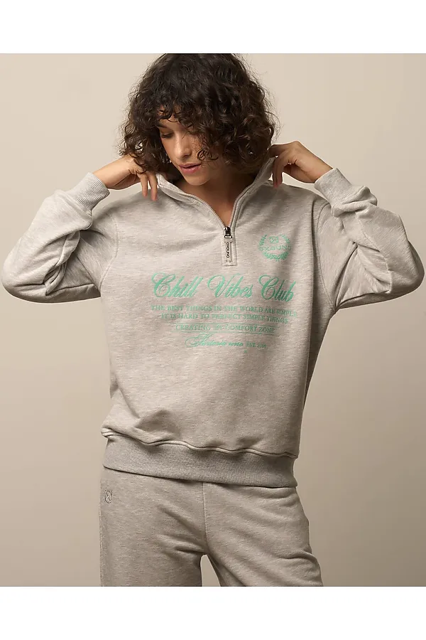 Толстовка OXOUNO, серый меланж - фото 1