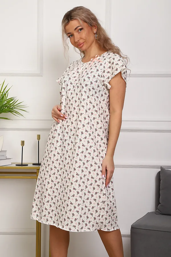 Сорочка 316 НАТАЛИ, экрю - фото 1