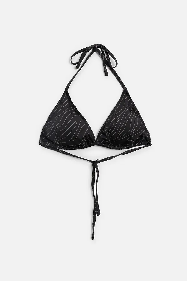 Бюстгальтер купальный INFINITY, черно-медный принт - фото 1