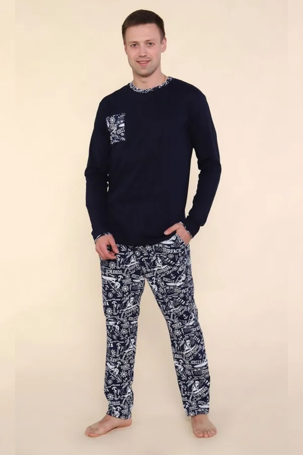 Костюм с брюками 820 Surface НАТАЛИ, темно-синий - фото 1