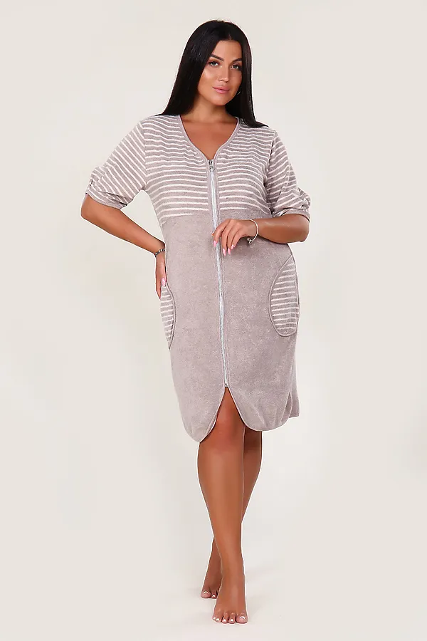 Халат Terry Light 503 НАТАЛИ, какао - фото 1