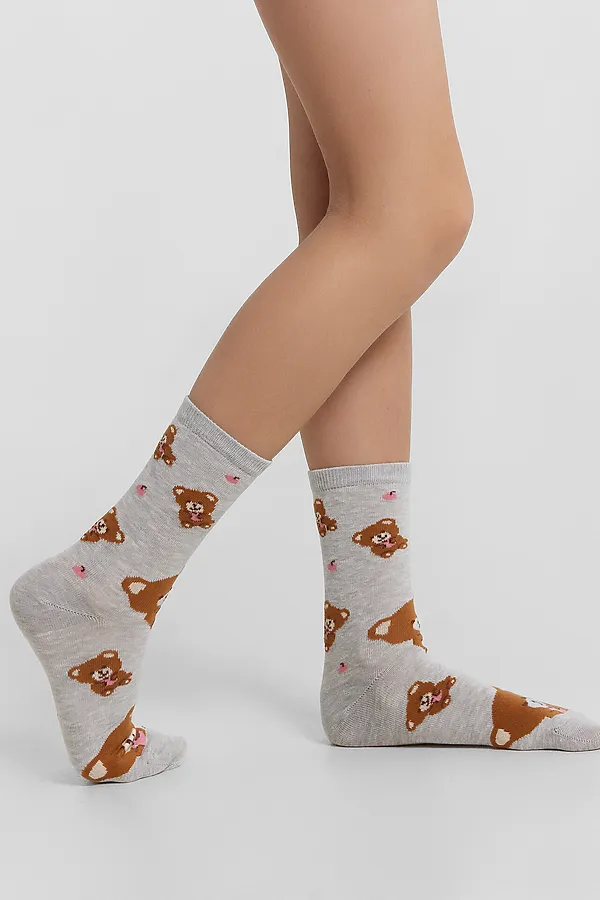 Носки детские MARK FORMELLE, св.серый меланж - фото 1