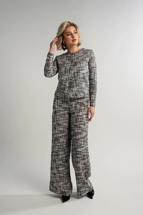 Костюм с брюками Марлин LADY TAIGA, серый - фото 1