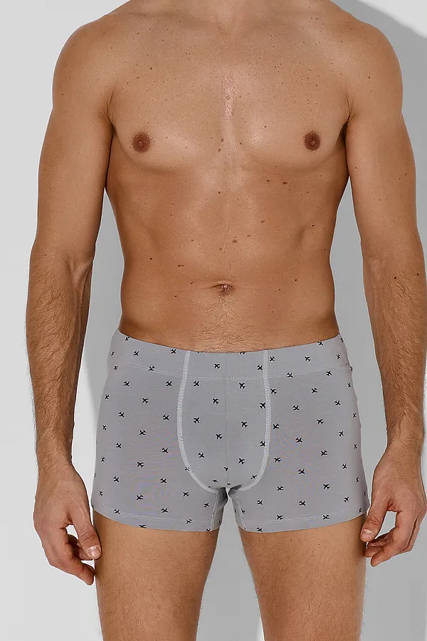 Трусы мужские MARK FORMELLE, самолеты на сером - фото 1